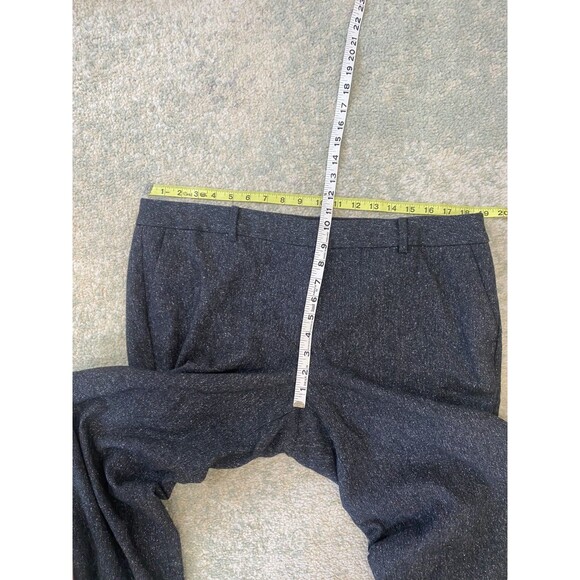 Talbots Women's Size 14W Black Speckled WINDSOR PANTS Straight Leg Wool Blend - Picture 4 of 7